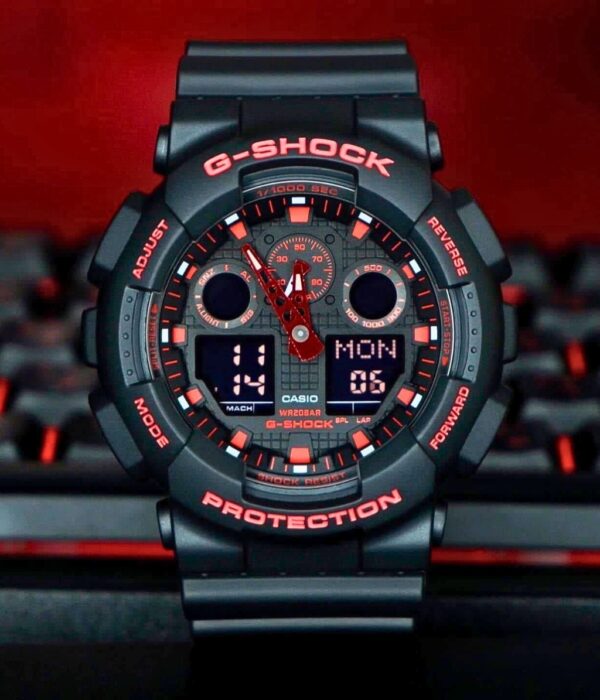 Hình ảnh Đồng Hồ Casio G-Shock Nam GA-100BNR-1ADR