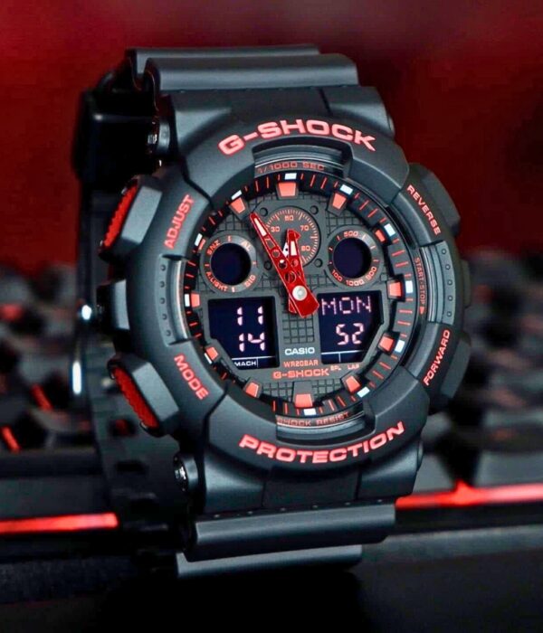 Hình ảnh Đồng Hồ Casio G-Shock Nam GA-100BNR-1ADR