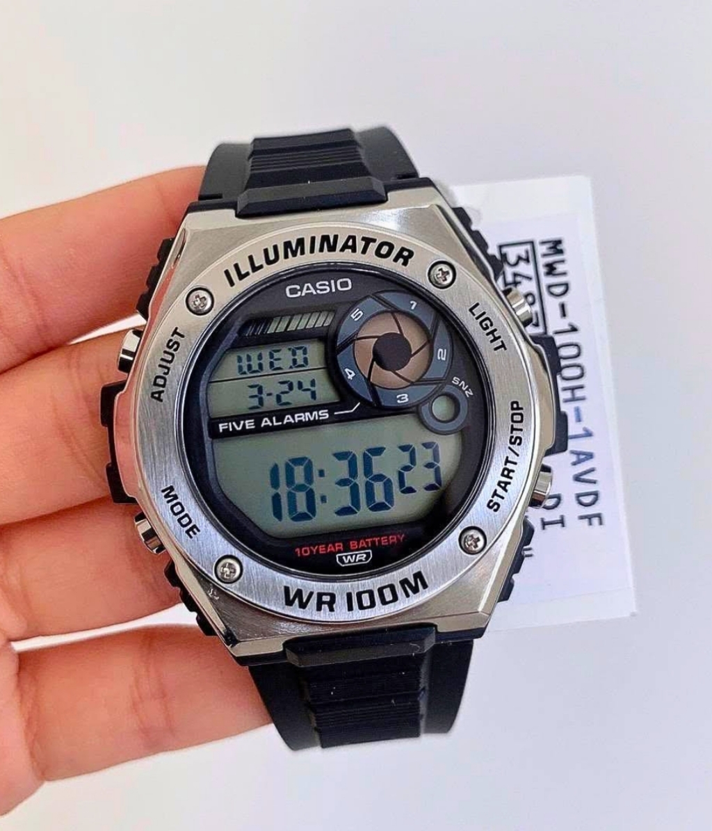 Hình ảnh Đồng Hồ Casio Nam MWD-100H-1AVDF