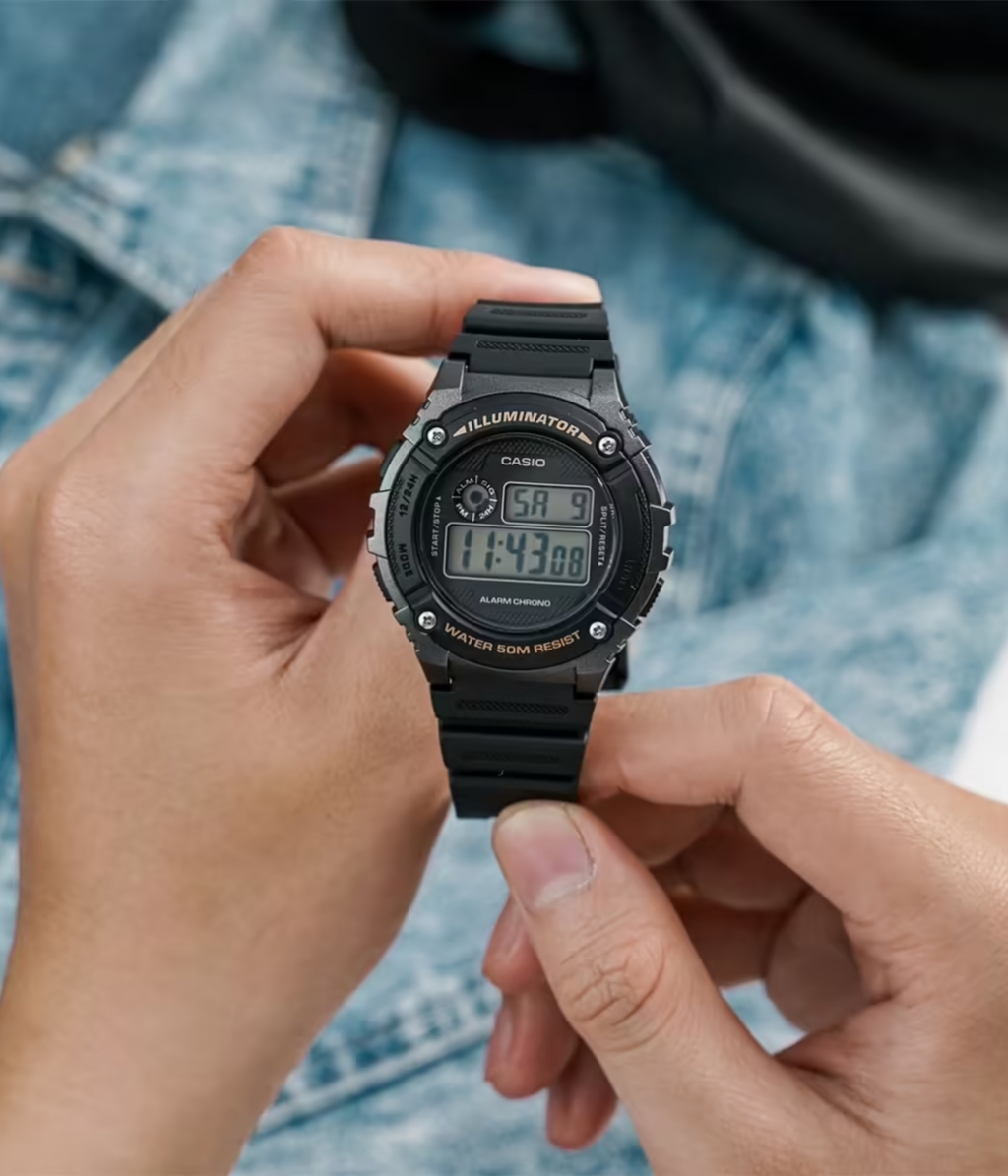 Hình ảnh Đồng Hồ Casio Nam W-216H-1BVDF