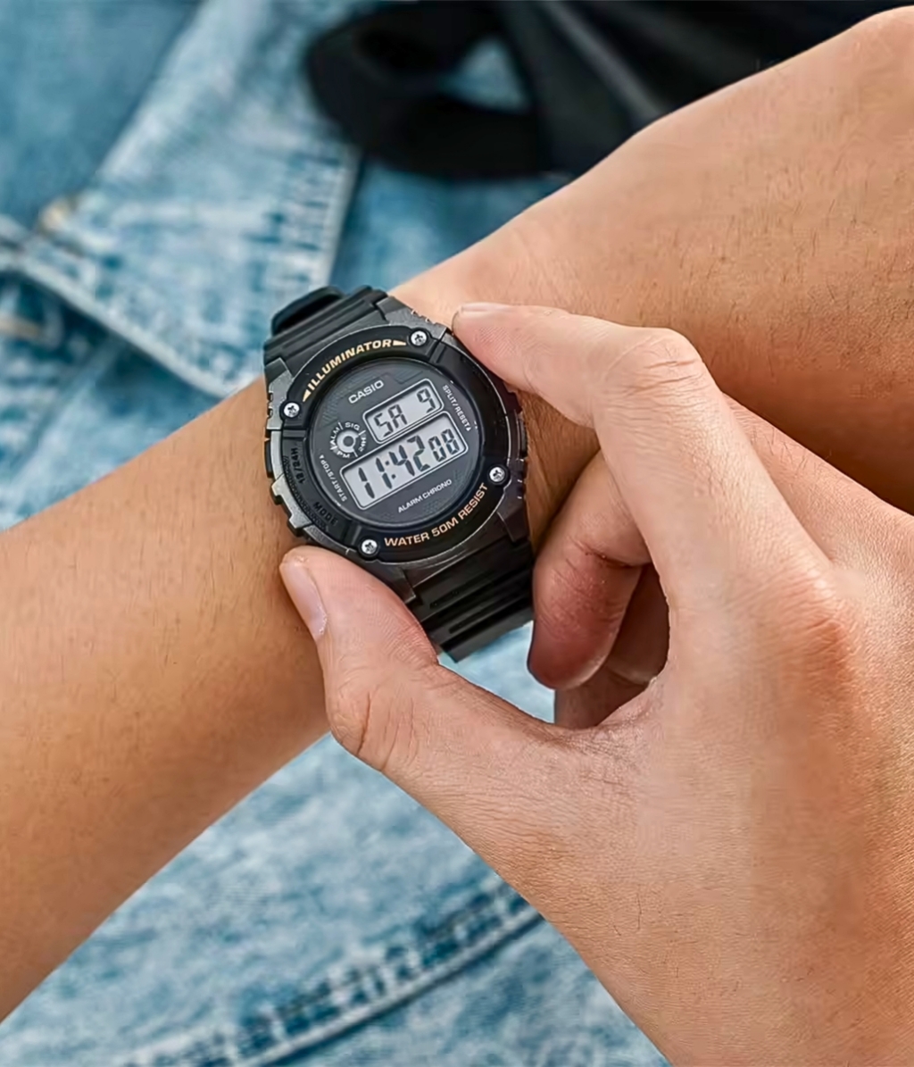 Hình ảnh Đồng Hồ Casio Nam W-216H-1BVDF