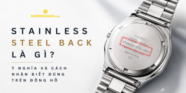 Stainless Steel Back Là Gì? Ý Nghĩa Và Cách Nhận Biết Đúng Trên Đồng Hồ