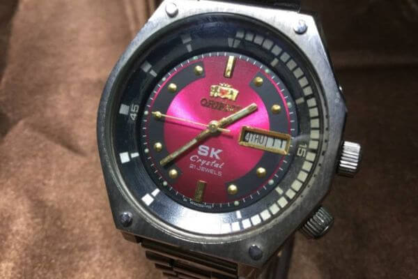 Đồng hồ Orient SK mặt lửa 1970 cổ xưa