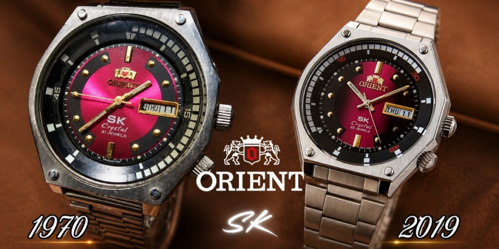 So sánh đồng hồ Orient SK 1970 và Orient SK 2019