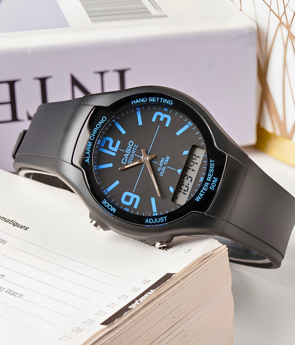 Hình ảnh Đồng Hồ Casio Nam AW-90H-2BVDF