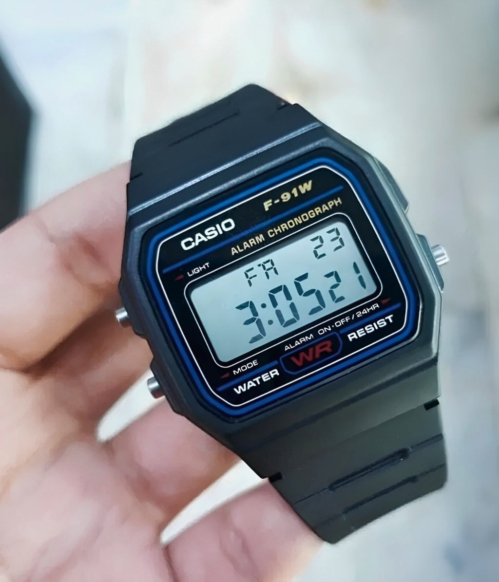 Hình ảnh Đồng Hồ Casio Nam F-91W-1HDG