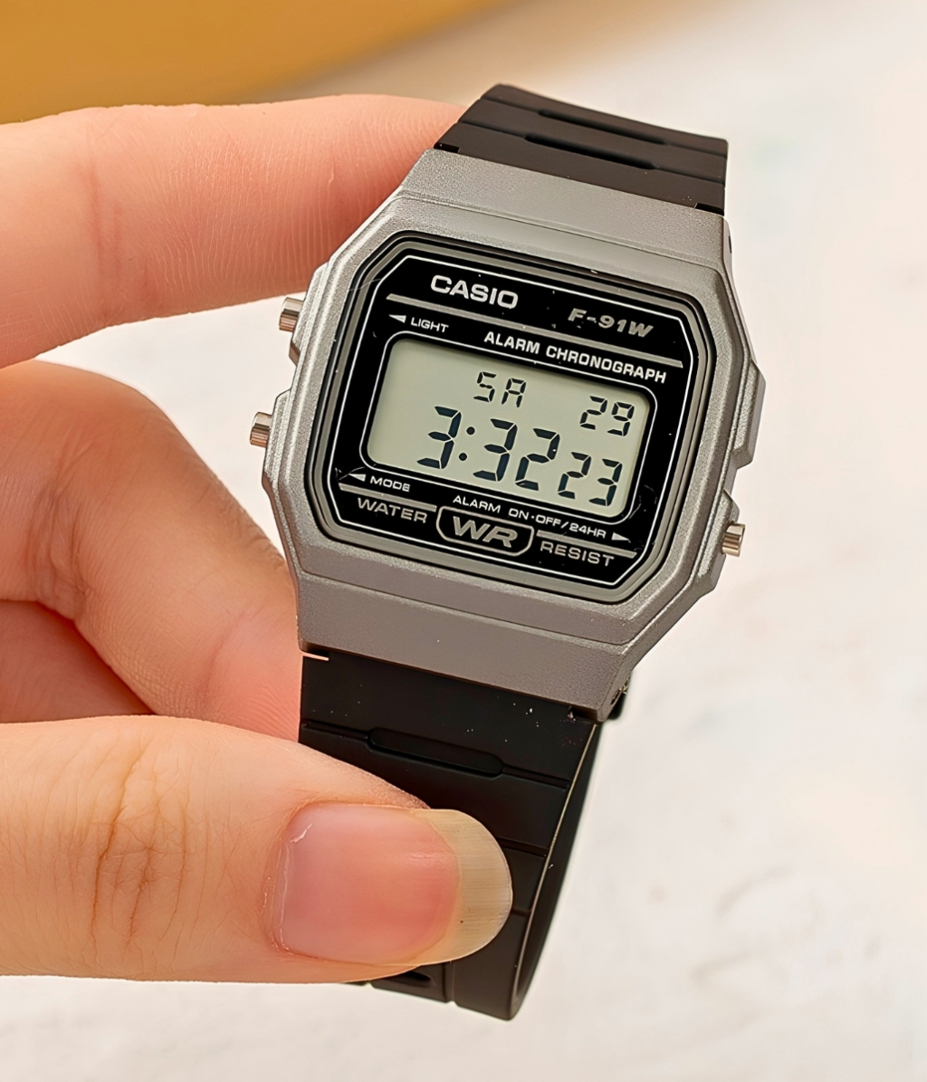 Hình ảnh Đồng Hồ Casio Nam F-91WM-1BDF
