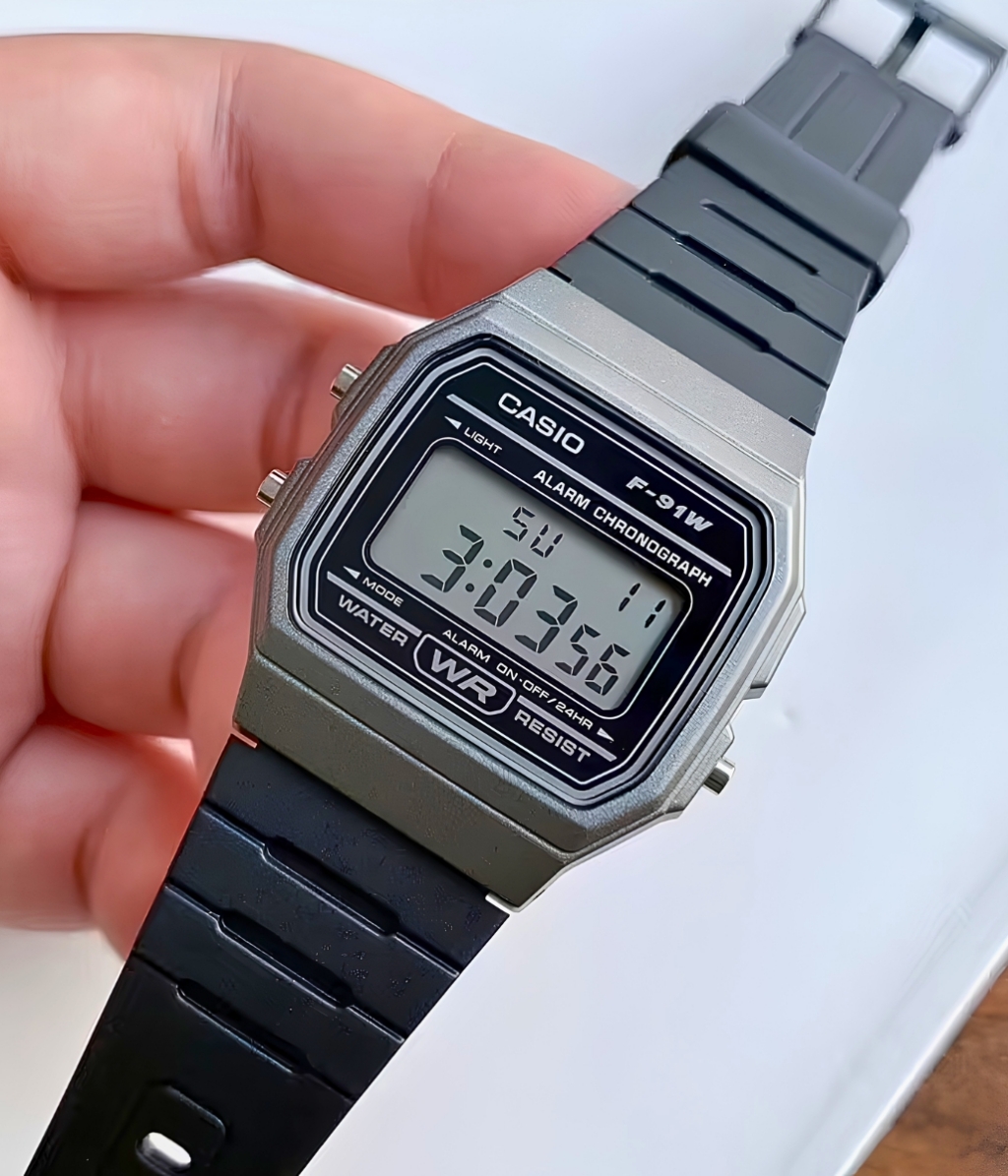 Hình ảnh Đồng Hồ Casio Nam F-91WM-1BDF