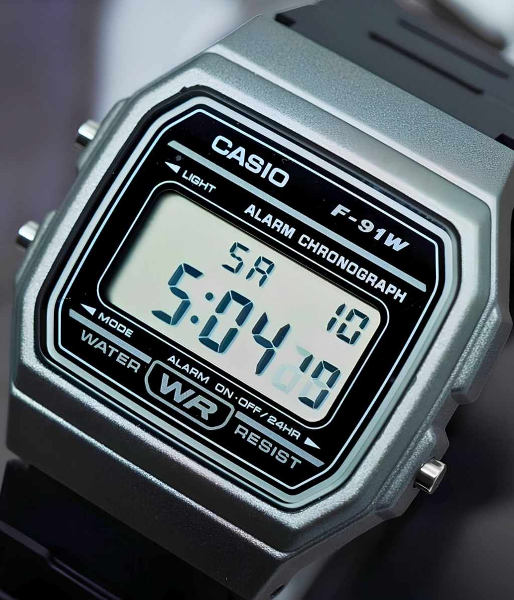 Hình ảnh Đồng Hồ Casio Nam F-91WM-1BDF