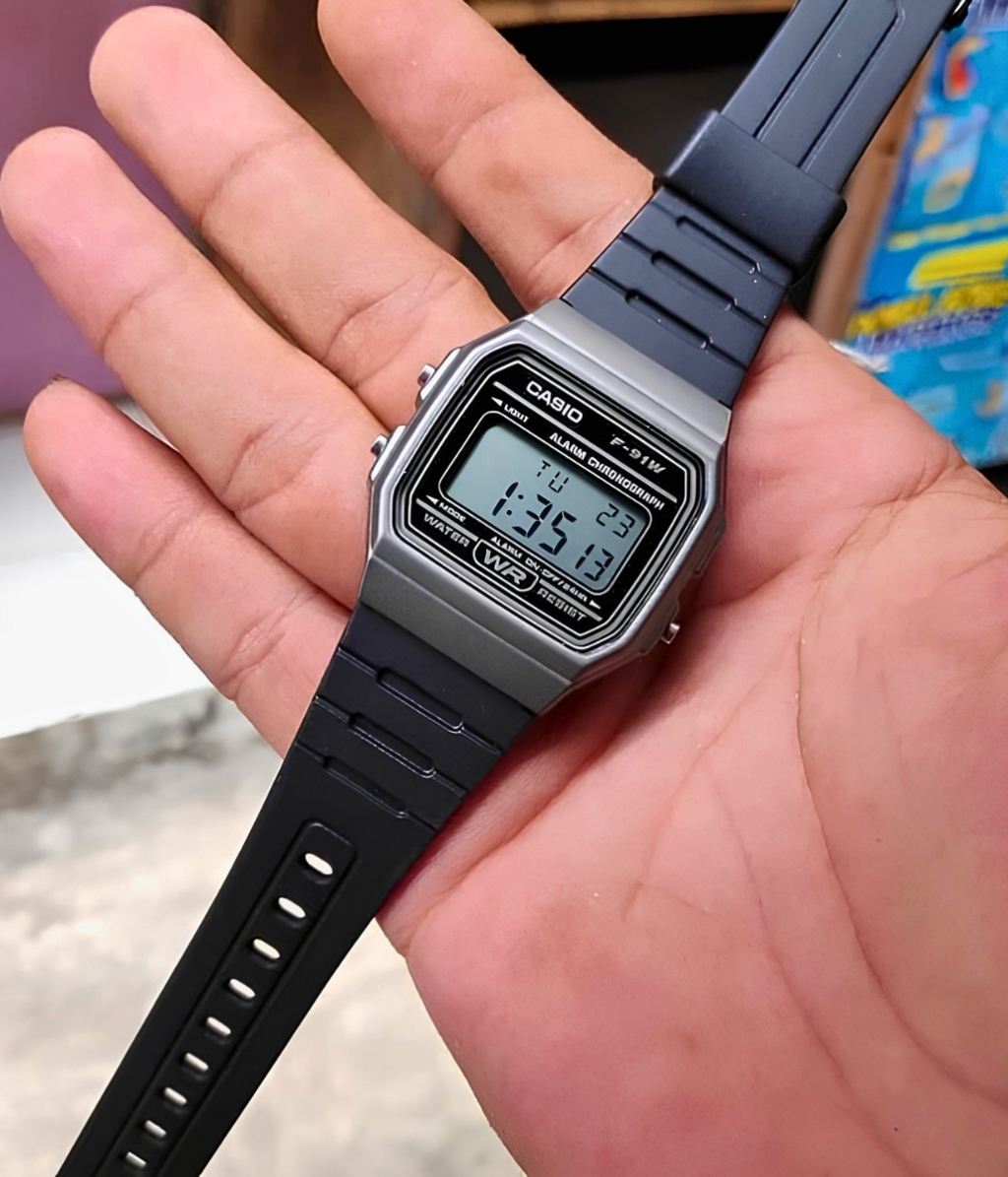 Hình ảnh Đồng Hồ Casio Nam F-91WM-1BDF
