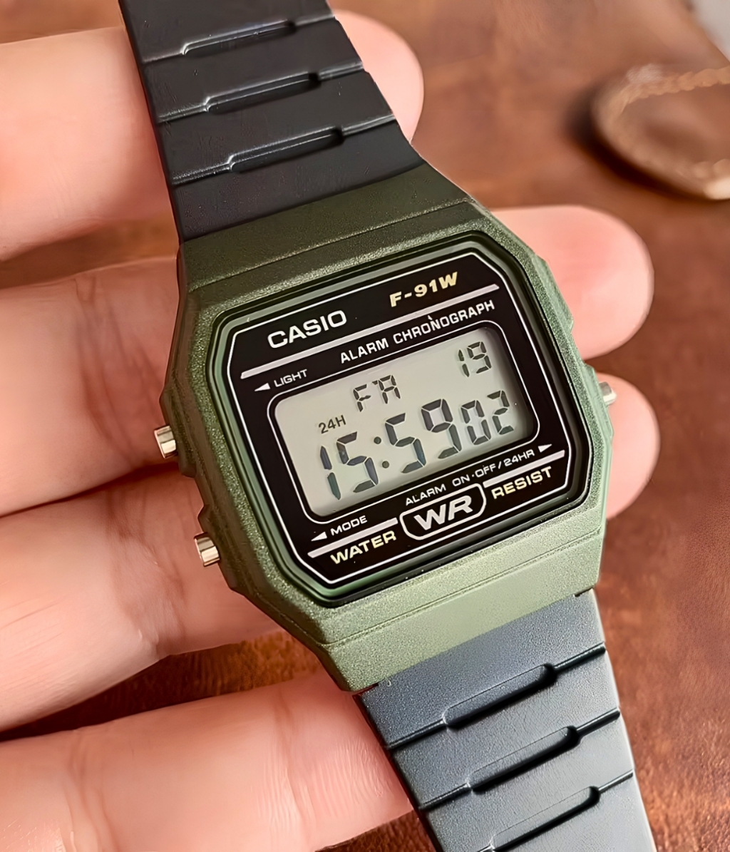 Hình ảnh Đồng Hồ Casio Nam F-91WM-3ADF