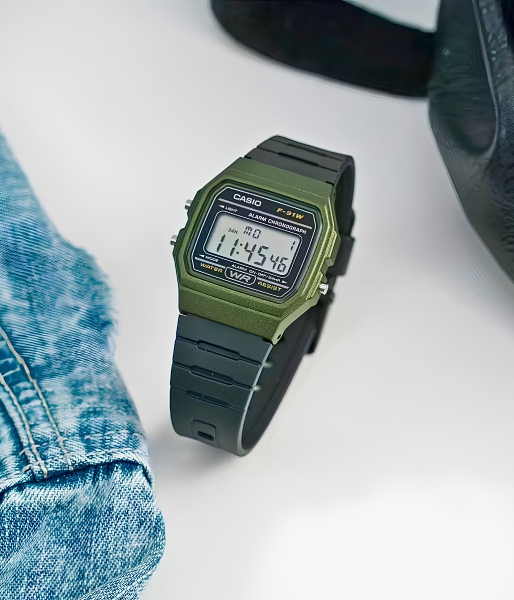 Hình ảnh Đồng Hồ Casio Nam F-91WM-3ADF