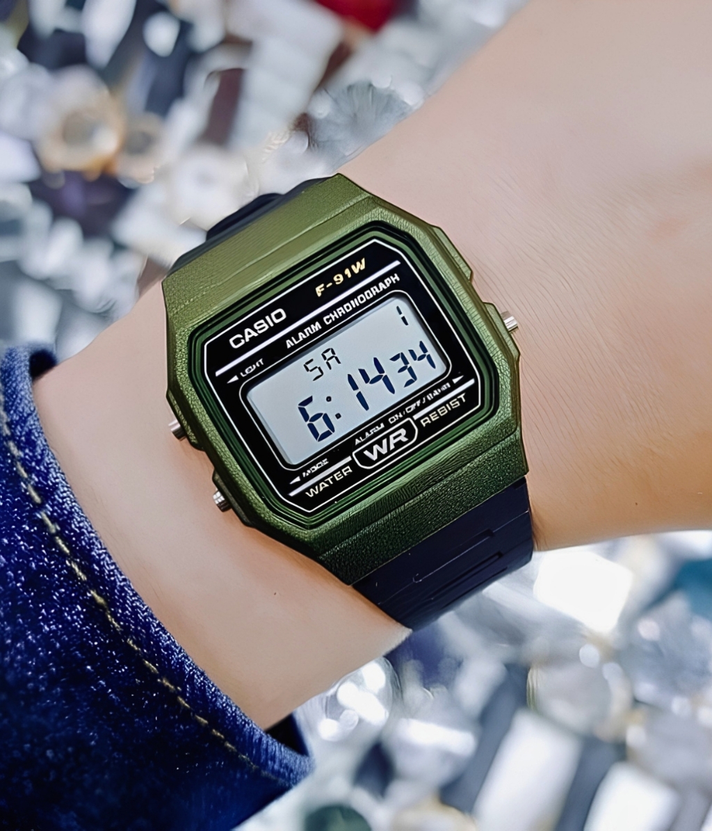 Hình ảnh Đồng Hồ Casio Nam F-91WM-3ADF
