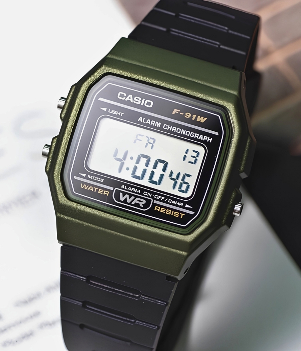 Hình ảnh Đồng Hồ Casio Nam F-91WM-3ADF