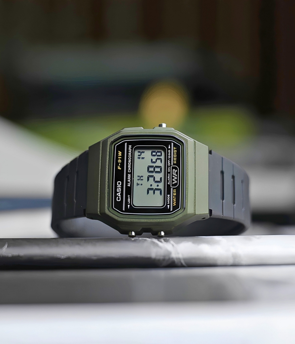 Hình ảnh Đồng Hồ Casio Nam F-91WM-3ADF