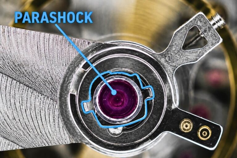 Cấu trúc cơ chế chống sốc Parashock trên máy Miyota 9015