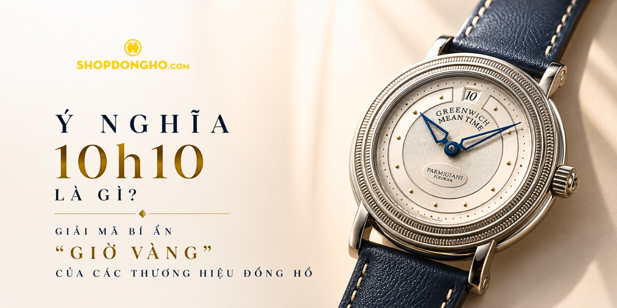 Ý Nghĩa 10h10 Là Gì? Giải Mã Bí Ẩn "Giờ Vàng" Của Các Thương Hiệu Đồng Hồ 1