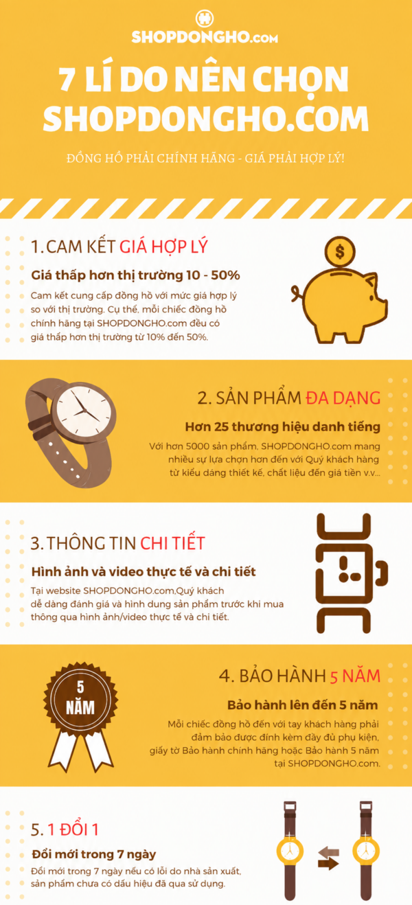 Địa chỉ mua bán đồng hồ chính hãng uy tín tại Quận Tân phú 1