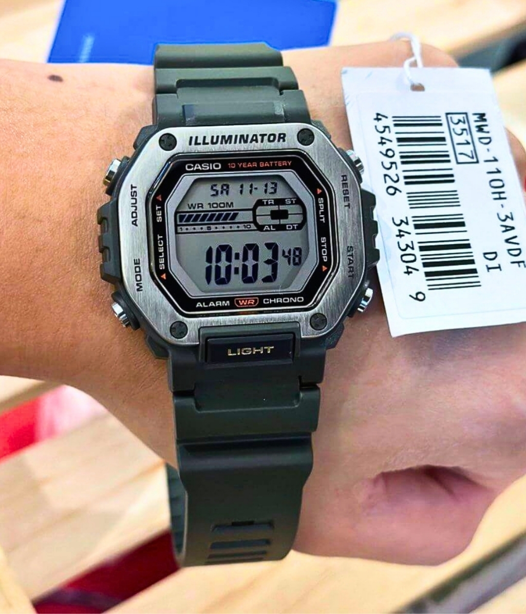 Hình ảnh Đồng Hồ Casio Nam MWD-110H-3AVDF