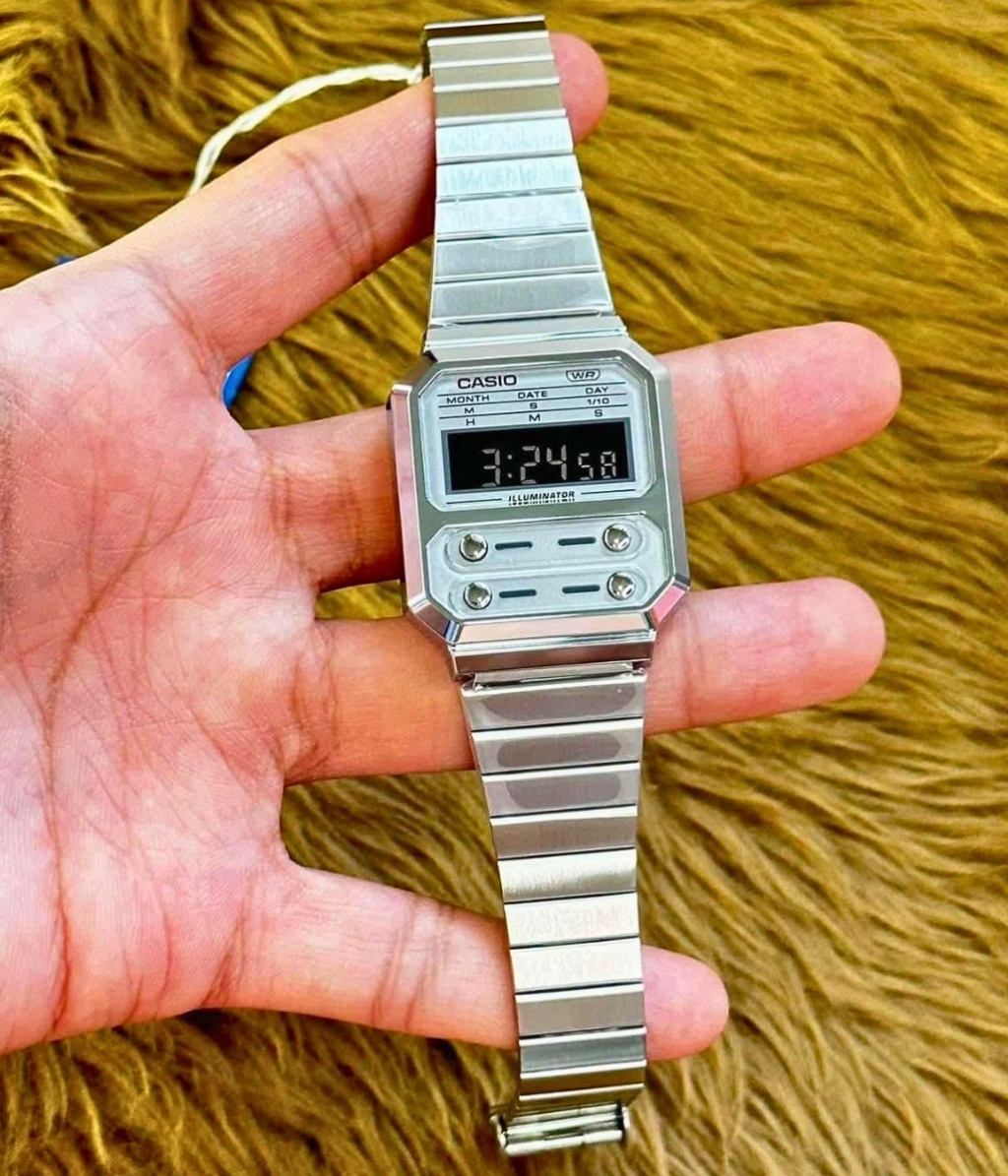Hình ảnh Đồng Hồ Casio Unisex A100WE-7BDF