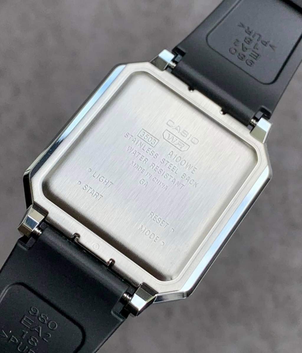 Hình ảnh Đồng Hồ Casio Unisex A100WEF-1ADF