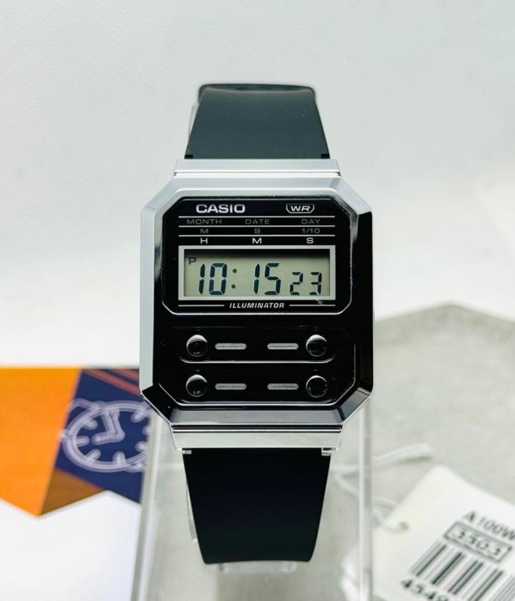 Hình ảnh Đồng Hồ Casio Unisex A100WEF-1ADF