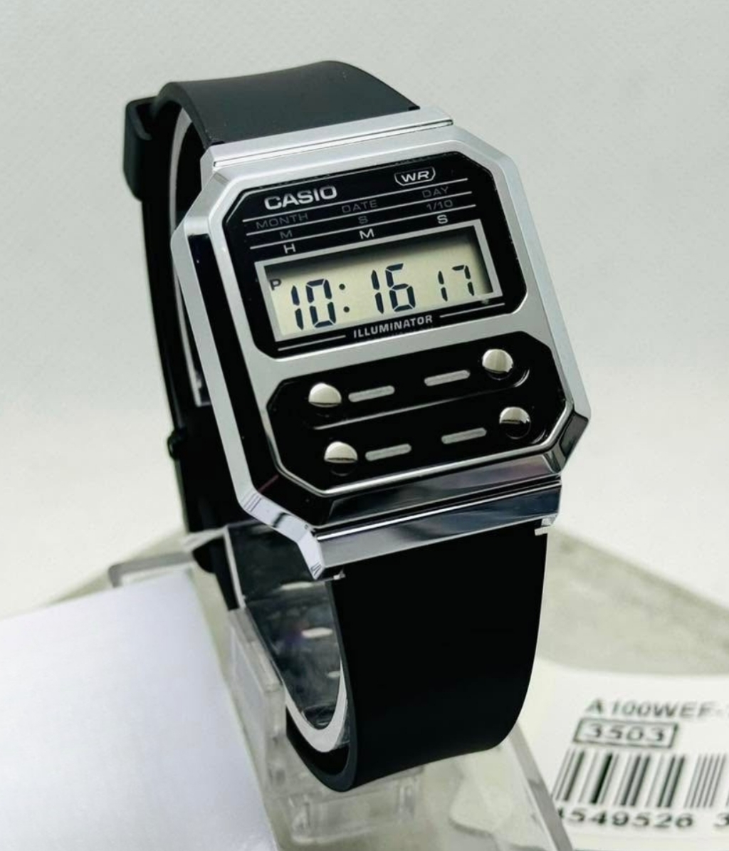 Hình ảnh Đồng Hồ Casio Unisex A100WEF-1ADF