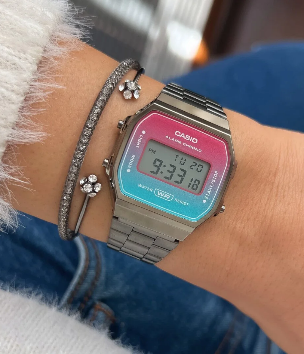 Hình ảnh Đồng Hồ Casio Unisex A168WERB-2ADF