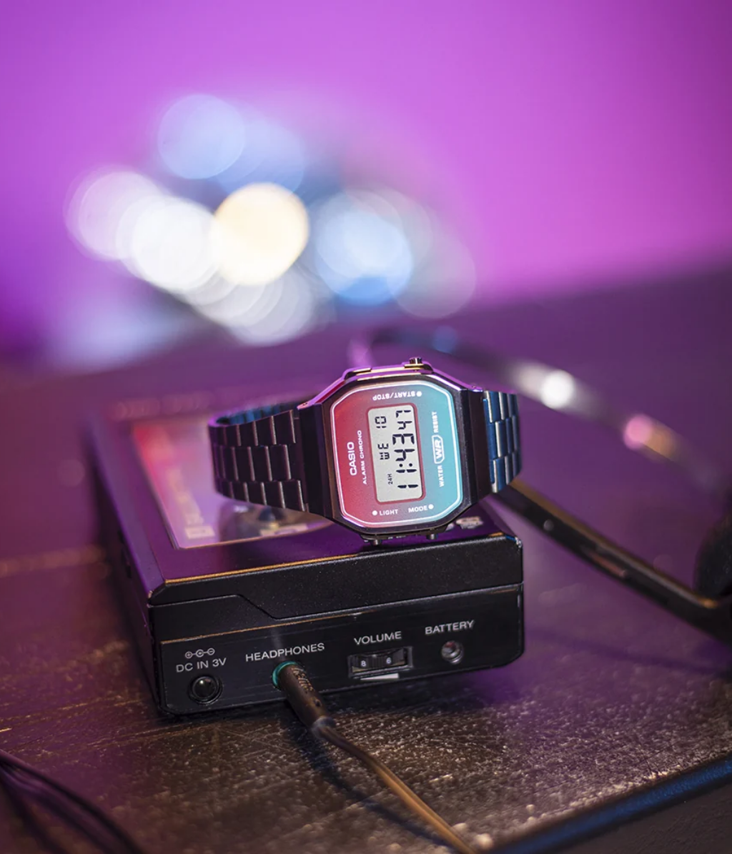 Hình ảnh Đồng Hồ Casio Unisex A168WERB-2ADF