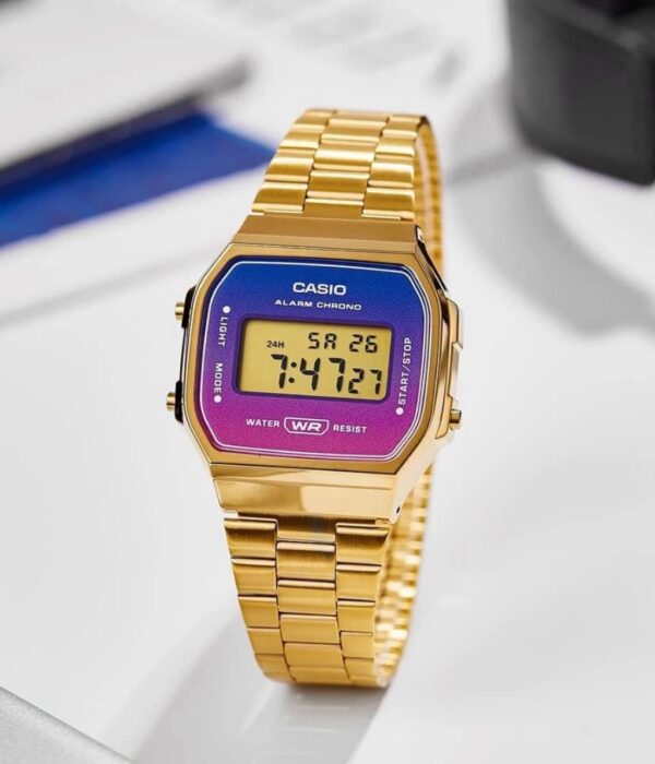 Hình ảnh Đồng Hồ Casio Unisex A168WERG-2ADF