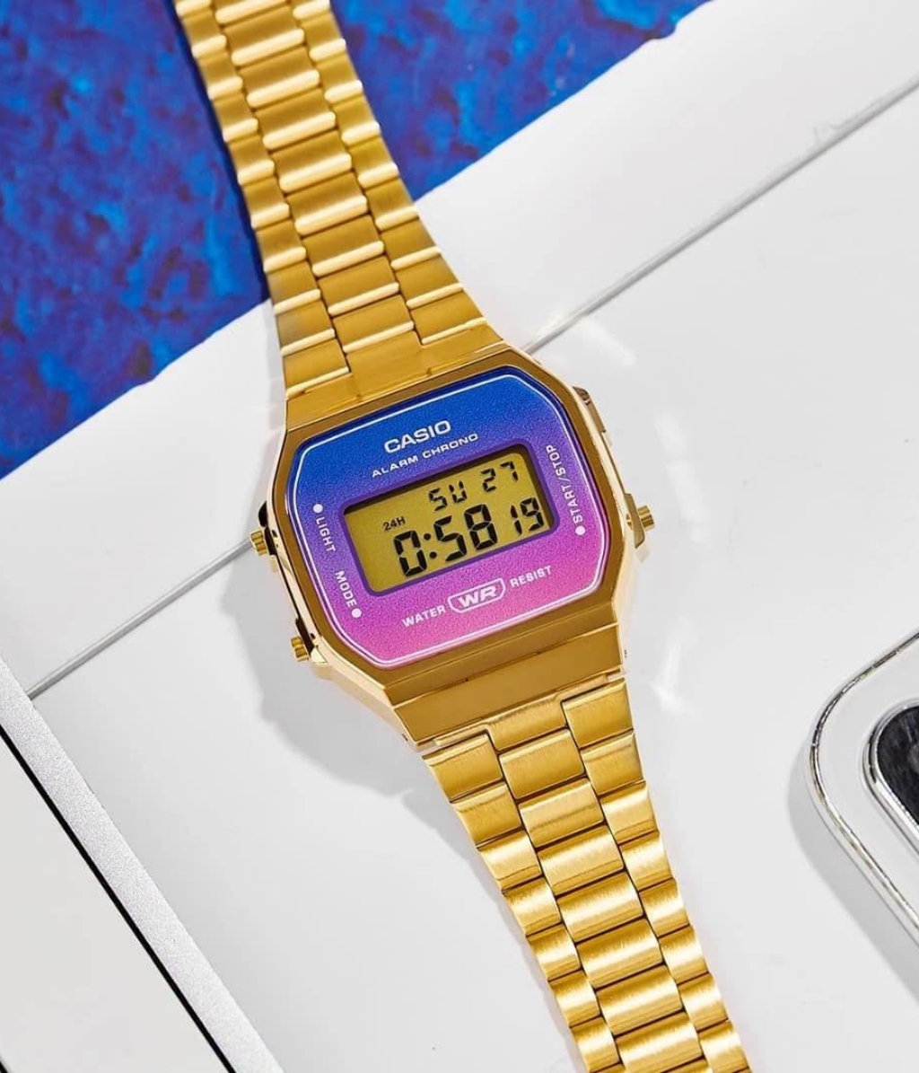 Hình ảnh Đồng Hồ Casio Unisex A168WERG-2ADF