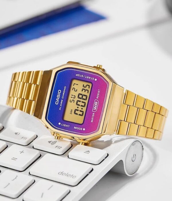 Hình ảnh Đồng Hồ Casio Unisex A168WERG-2ADF