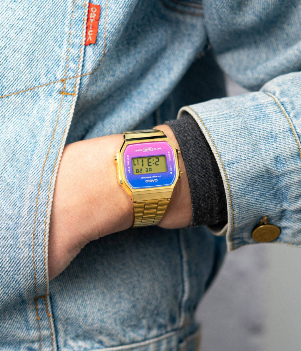 Hình ảnh Đồng Hồ Casio Unisex A168WERG-2ADF