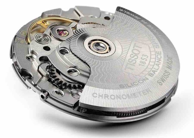 Đồng hồ Tissot Powermatic 80 sử dụng nền tảng máy ETA Thụy Sĩ.