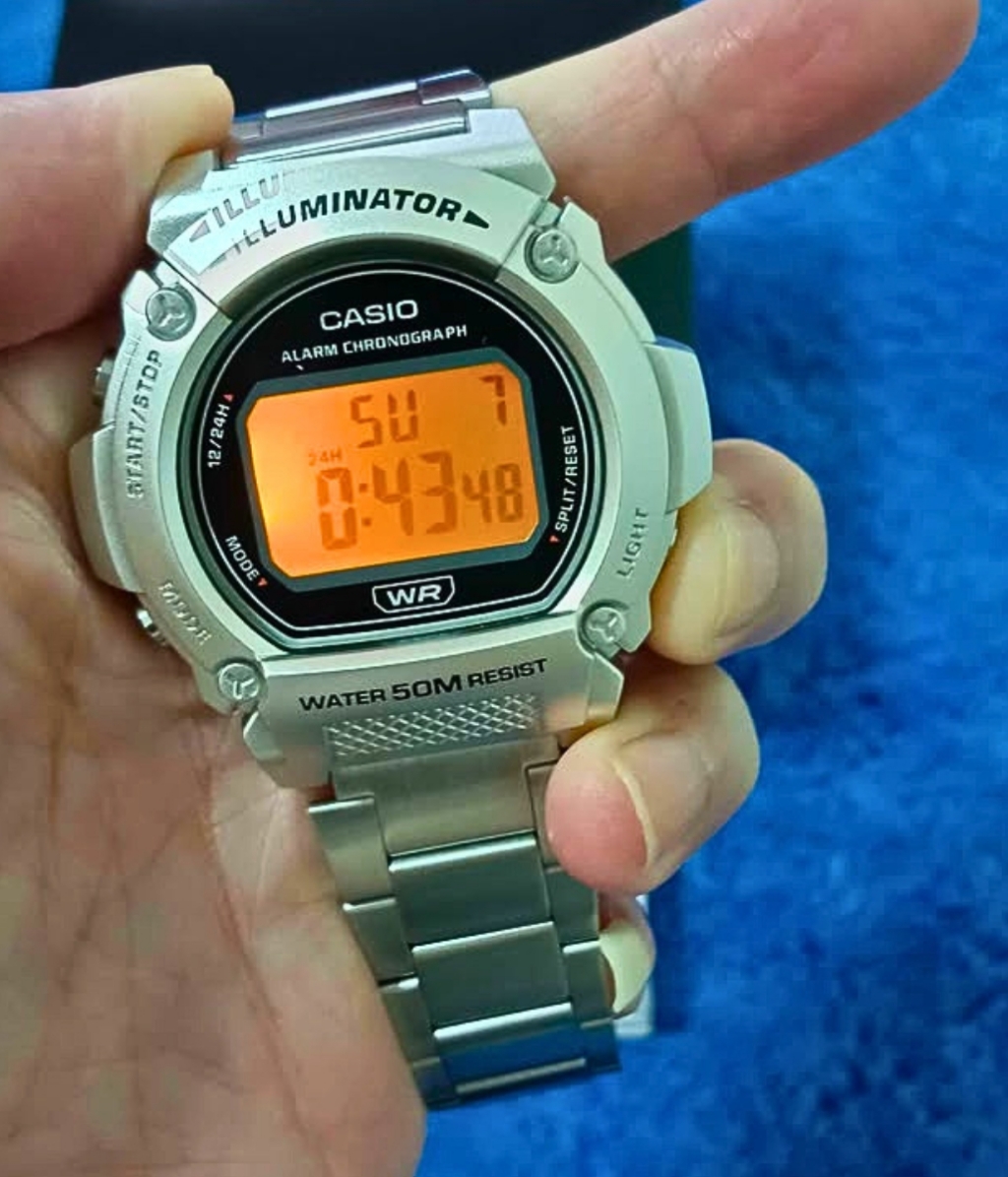 Hình ảnh Đồng Hồ Casio Nam W-219HD-1AVDF