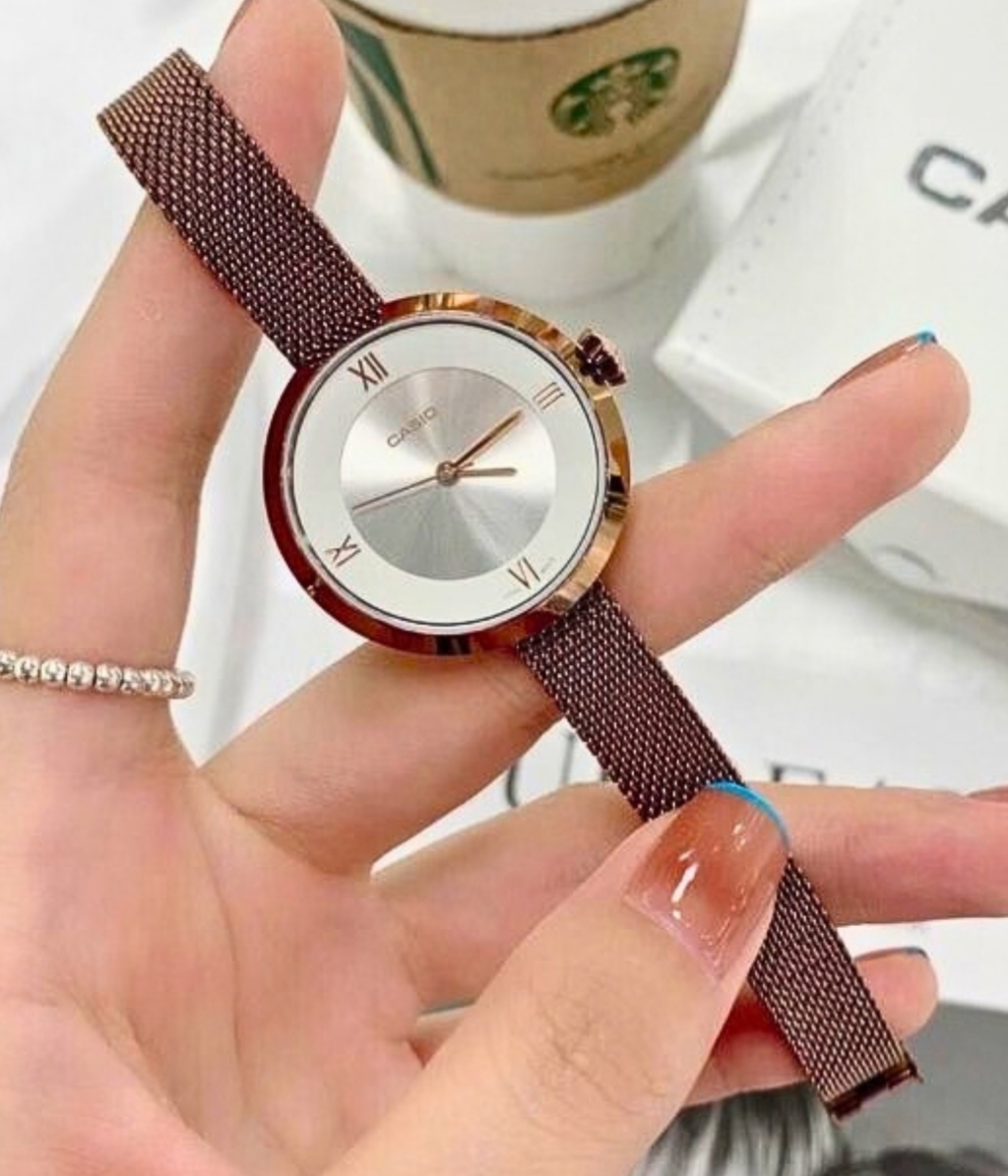 Hình ảnh Đồng Hồ Casio Nữ LTP-E154MR-9ADF