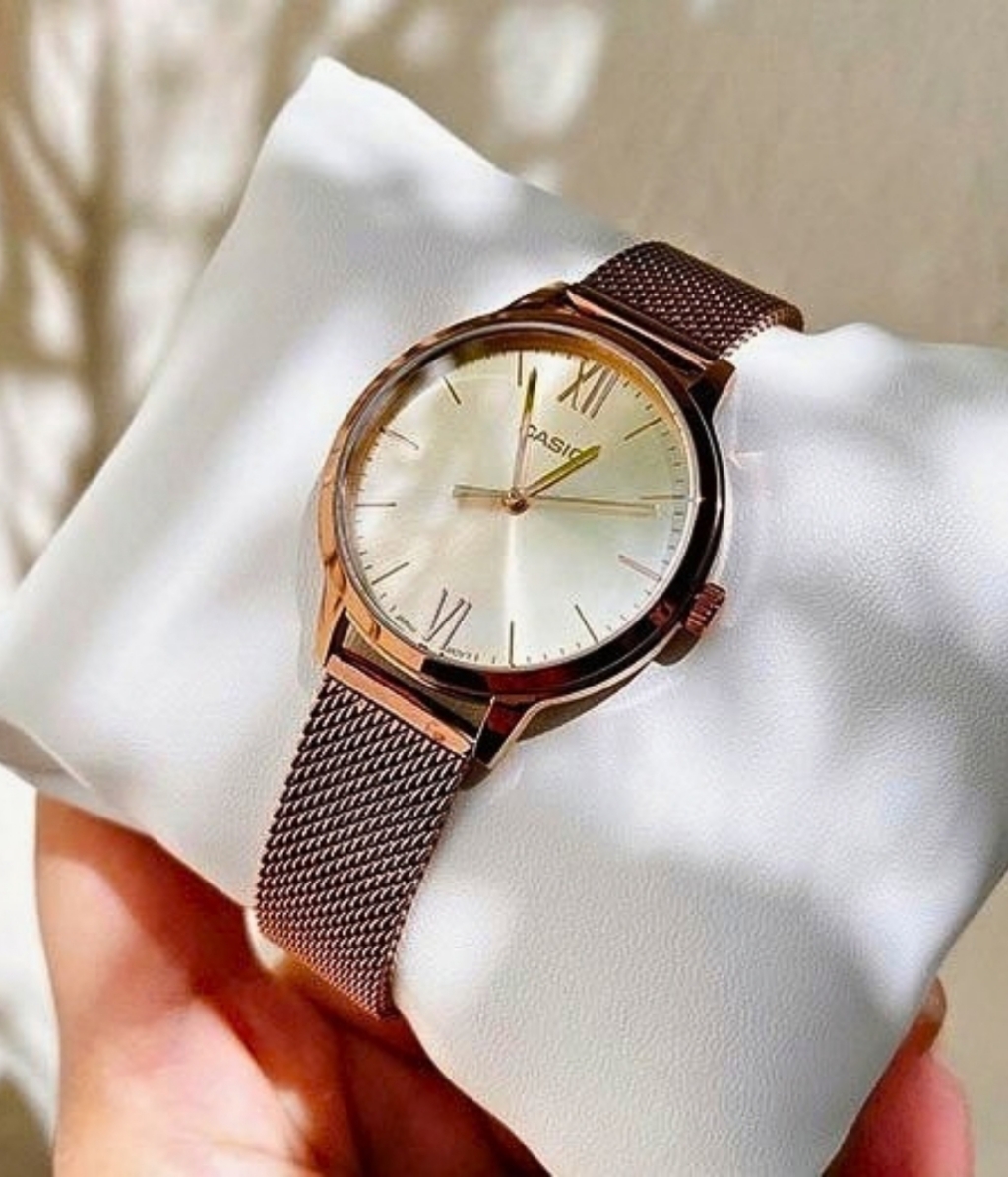 Hình ảnh Đồng Hồ Casio Nữ LTP-E157MR-9ADF