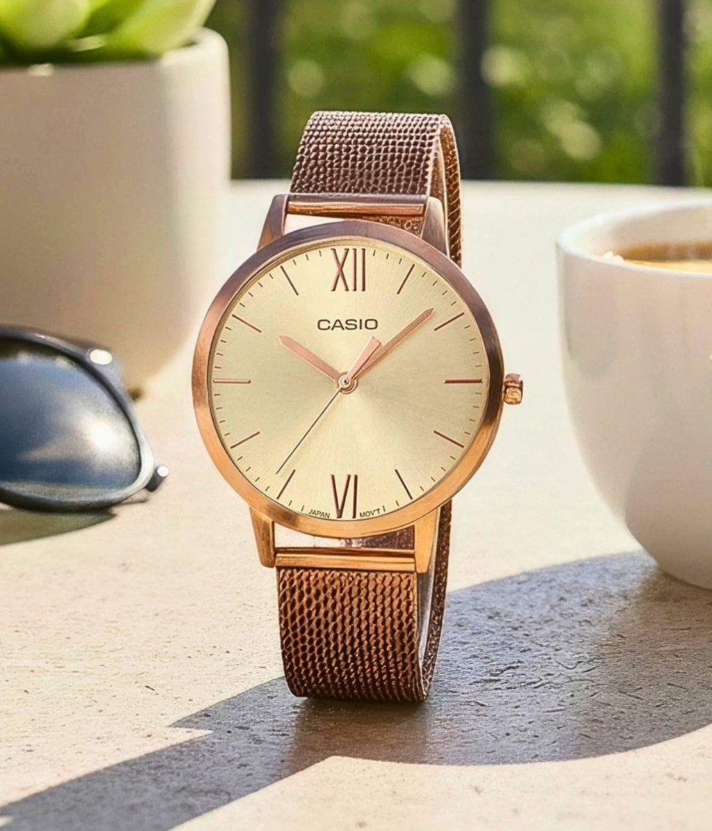 Hình ảnh Đồng Hồ Casio Nữ LTP-E157MR-9ADF