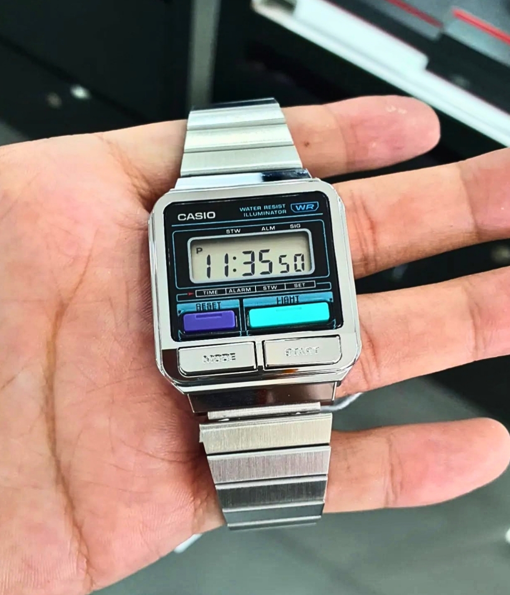 Hình ảnh Đồng Hồ Casio Unisex A120WE-1ADF