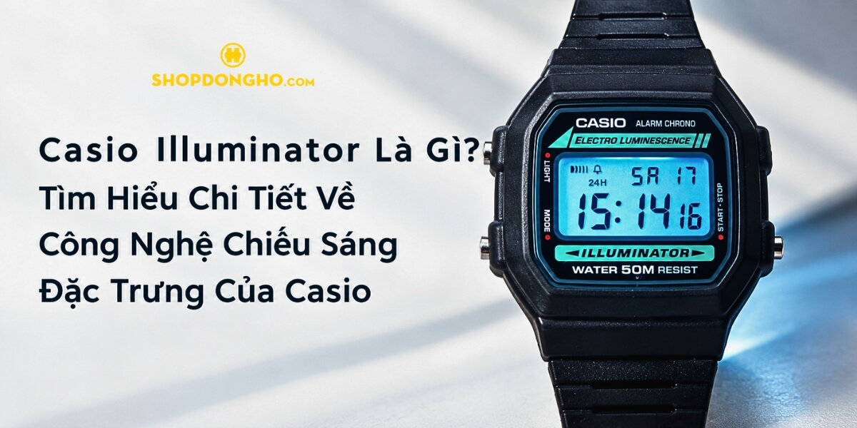 Casio Illuminator Là Gì? Tìm Hiểu Chi Tiết Về Công Nghệ Chiếu Sáng Đặc Trưng Của Casio 1